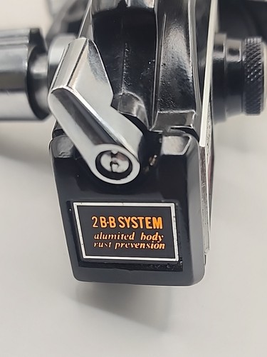 HTF Vintage Olympic lg dx n. Mulinello da spinning 4 con scatola - Foto 13 di 16