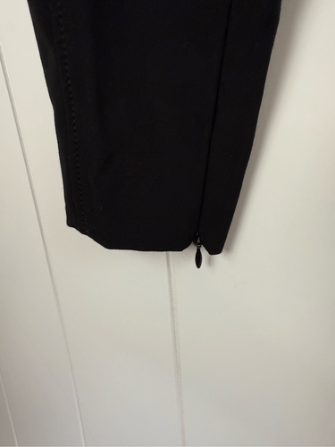 M.M. LaFleur Ankle Zipper Skinny The Curie Pants Black Size 8 - Picture 8 of 14