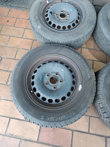 Audi A4 B5 VW Passat 3B 6x15 ET45 5x112 Sommerräder Stahlfelgen 195/65R15 91H - Bild 3 von 12