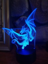 LED 3D Night Light name engraved