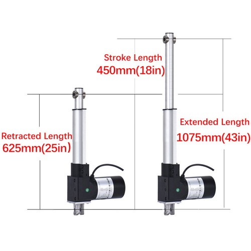 12V Linear Actuator 6000N 300MM 1000MM Linear Motor Fast Speed 35mm/s Heavy Duty - Picture 22 of 34