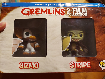 Gremlins 2 Film Collection Blu Ray DVD Gizmo Stripe Funko