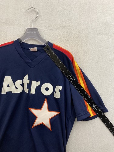 80er LEER AUTHENTIC VINTAGE HOUSTON ASTROS RAWLINGS TRIKOT GR 40 - Bild 2 von 11