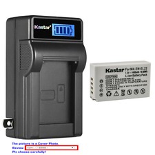 Kastar Battery LCD Wall Charger for Nikon EN-EL22 ENEL22 Battery  MH-29 Charger