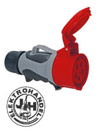 Pce Cee-Kupplung 16A 5Pol. 'Grip Tt' 2153-6Tt Schraubenloser Anschlusstechnik