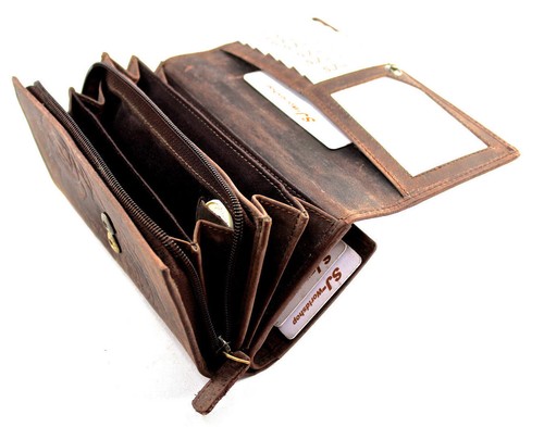 Echt Leder Damen Portemonnaie,Brieftasche,Geldbörse " Lozano" SJ-00303 - Bild 9 von 10