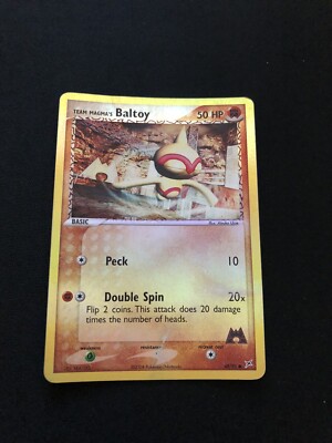 Team Magma's Baltoy 60/95 PL Pokemon Karten Reverse Holo Rare Vintage