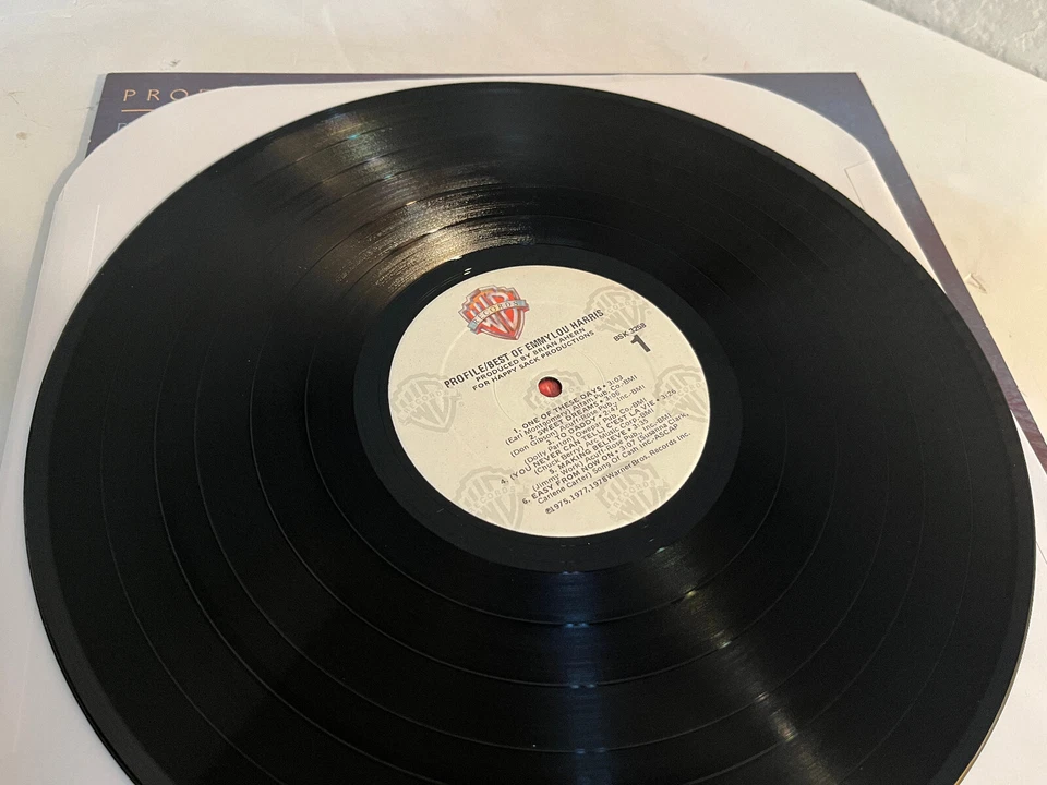 EMMYLOU HARRIS - Profile Best Of (Warner Bros) - 12" Vinyl Record LP - EX - Image 3 of 3