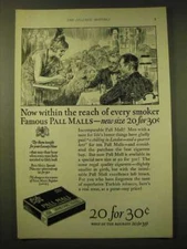 1924 Pall Mall Cigarettes Ad - Now within the reach of every smoker