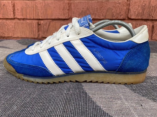 blue vintage adidas shoes