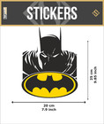 Batman Sticker Hero Wall Stickers Kids Nursery Boys Bedroom Decor Vinyl Decals