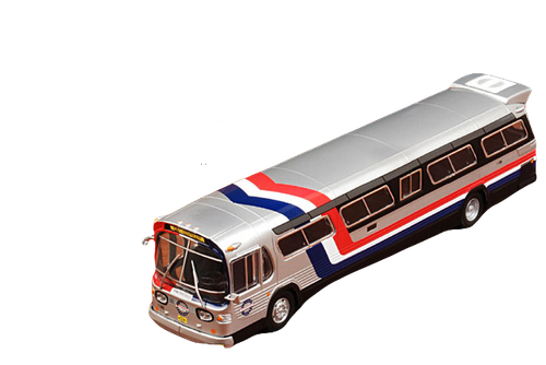 Rare Corgi Fishbowl Transit Bus CTA-Chicago bicentennial 1:50 Scale New In Box - Picture 6 of 7