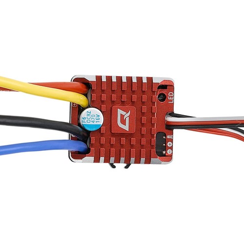 HobbyWing QuicRun 1060 60A 25A Brushed Waterproof ESC for 1:10 1:18 1:16 RC Car - Picture 7 of 29