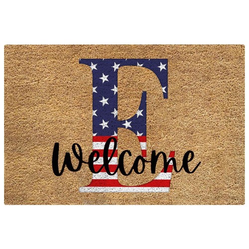 4th Of July Front Door Mat Patriotic Outdoor Welcome Mat 60 X 40 Cm Letter Style - Picture 16 of 37