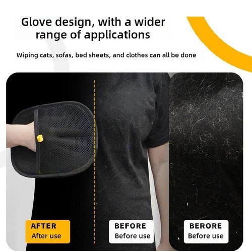 Double-Sided Pet Grooming Gloves, Cat Grooming Gloves, Gloves Pet N8V8 W4F7 - Picture 5 of 11