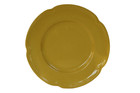 Vintage Johnson Bros Goldendawn Yellow Scalloped Plate 8.5” England 1930s Decora