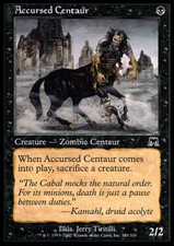 Magic the Gathering MTG Accursed Centaur (123) Onslaught   LP