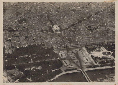 VINTAGE M JOLIOT PILOT PHOTOGRAPHER PARIS AERIAL VIEW 1940s ORIGINAL Photo 745