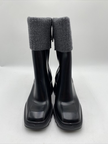 Women’s Chloé Betty PVC Sock Rain Boots Black Size 35 - Picture 2 of 7