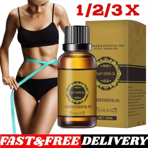 Belly Drainage Ginger Oil Weight Loss Lymphatic Body Massage Essence 10ml/30ml. - Picture 3 of 14