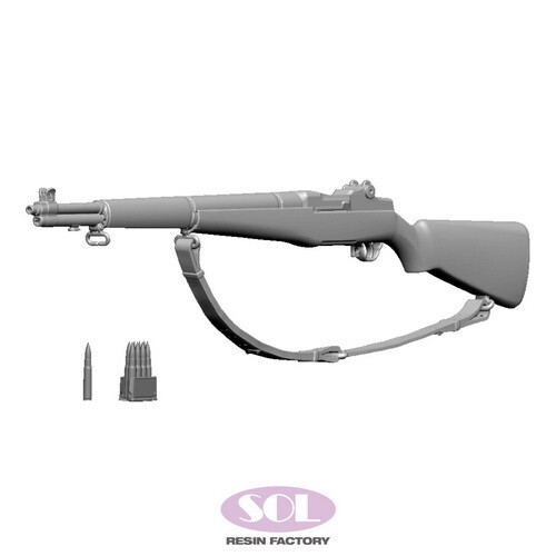 FÁBRICA DE RESINA SOL, MM804, SEGUNDA GUERRA MUNDIAL EE. UU. M1 Garand (Kit impreso en 3D), 1:16 - Imagen 1 de 4