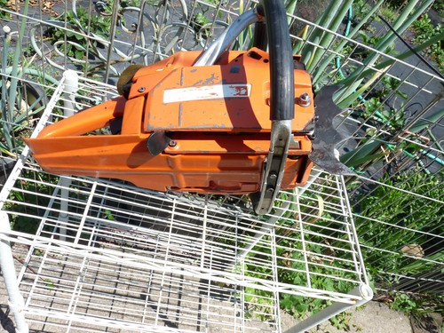 Husqvarna 266se chainsaw Powerhead Only Runs Good But Sold For PARTS OR REPAIR. - Picture 8 of 19