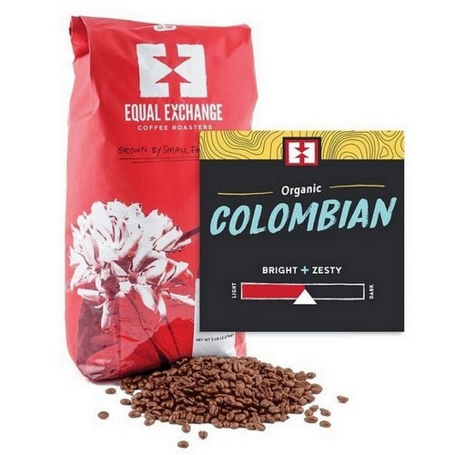 Organic Colombian Whole Bean Coffee 5 Lb By Equal Exchange - Afbeelding 1 van 1