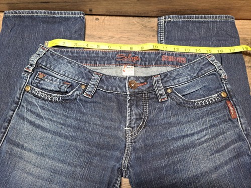 Silver Jeans Damen Santorini Dark Wash Denim Größe 28 Straight Fit - Bild 8 von 10