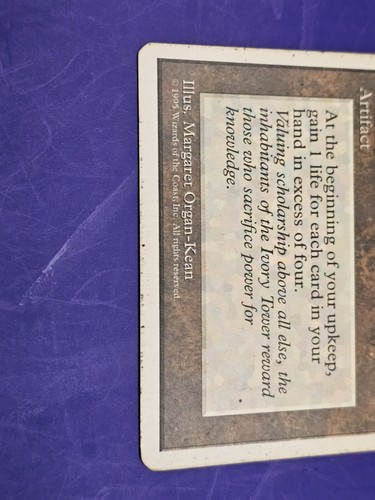 Ivory Tower (MTG- 4th Edition) Moderate Play Normal English - Picture 2 of 6