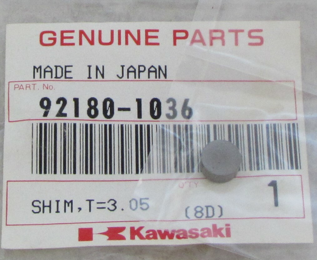 専用サイト Kawasaki Valve Shim T-3.05 for ZX600 ZX750 KLE650 KLX250