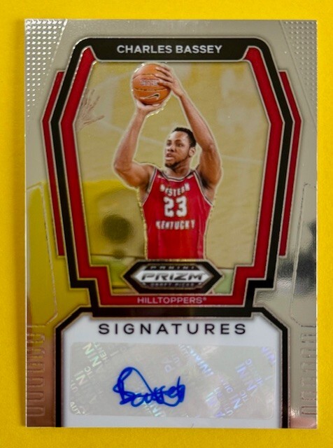 2024 Panini Prizm Draft Picks - Signatures Charles Bassey #S-CBS (AU)