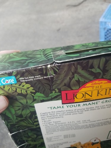 Vintage The Lion King Shampoo "Tame Your Mane" Grooming Set HTF - Picture 5 of 6