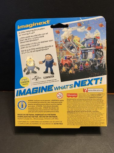 Imaginext Minions The Rise Of Gru Otto & Gru Despicable Me Figures - Picture 4 of 4