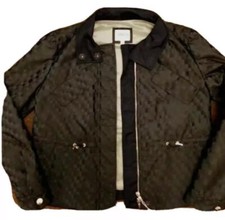 Armani Women’s Storm Wear Navy Chequered Jacket Size 6-8 (38) Rrp £765