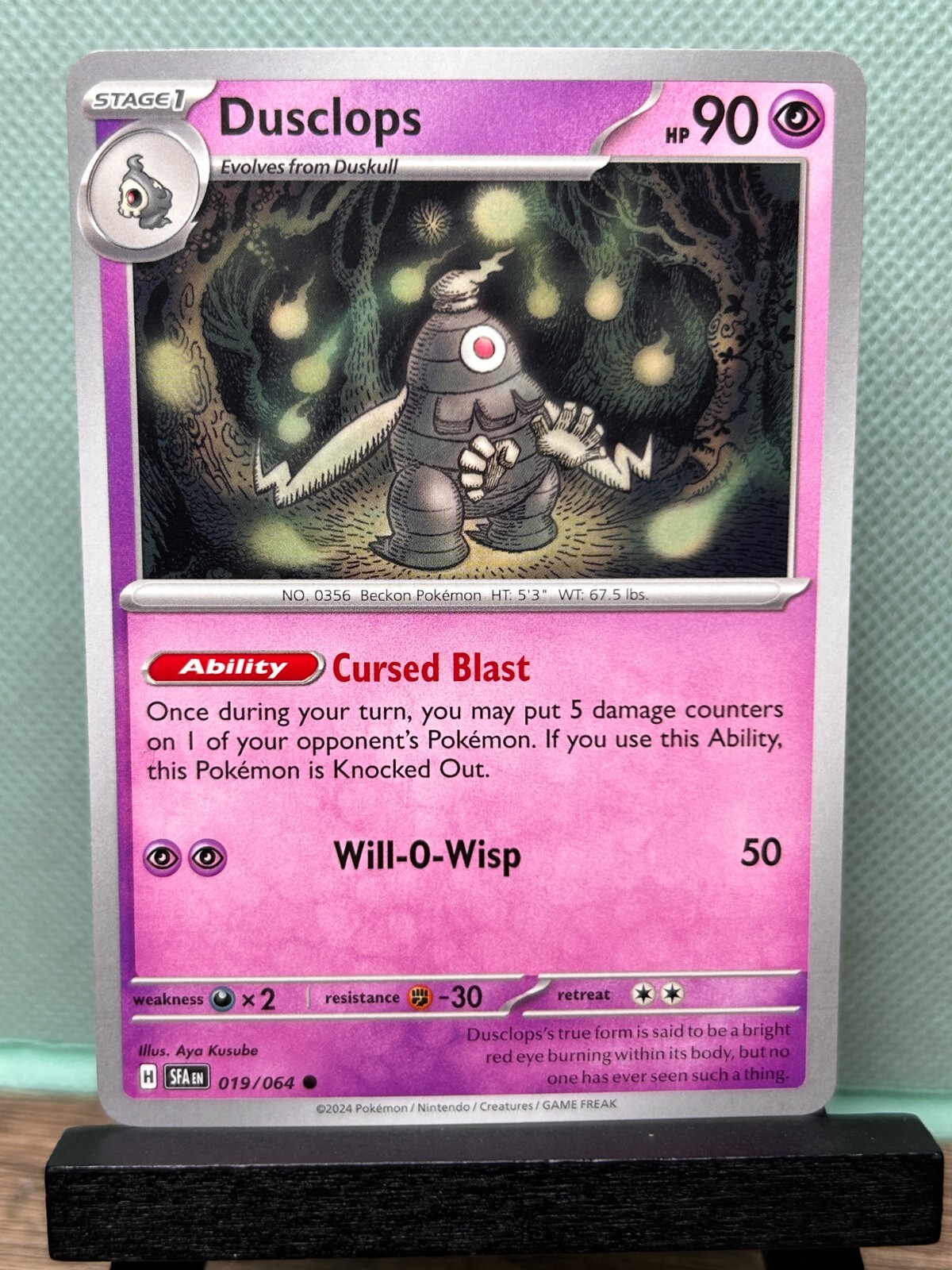 Pokemon TCG: Dusclops 19/64, Shrouded Fable