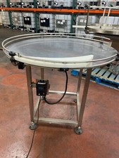 45" Inline Filling System Stainless Rotary Feed Table /Accumulator