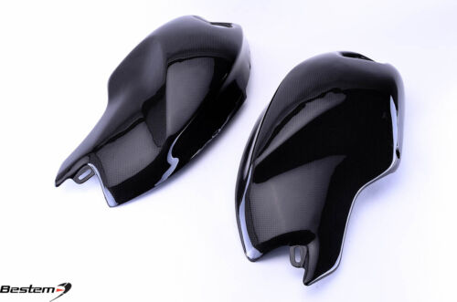 Ducati Monster 696 796 1100 Tank Side Cover Panel Fairing 100% Carbon Fiber - Picture 4 of 4