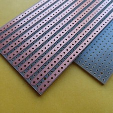 3pcs Stripboard 5x10cm Prototype FR4 uncut holes pcb circuit Board Breadboard 