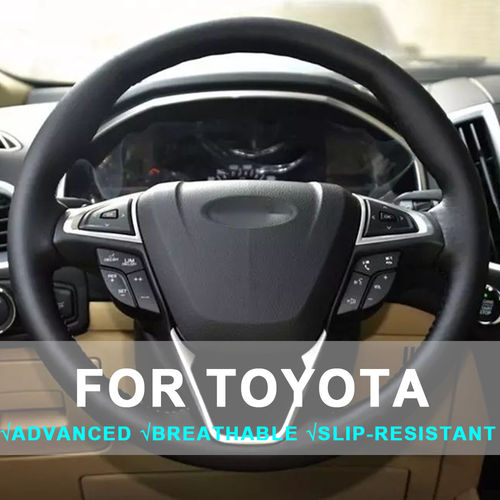 Funda para volante de coche DIY de cuero genuino antideslizante para 15 "/38 cm - Bild 8 von 12