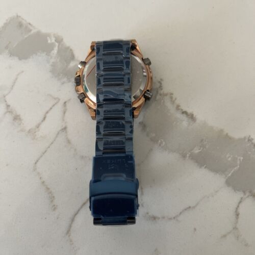 Verulean Mens Watch Rose Gold and Blue BRAND NEW! NEVER BEEN WORN!!! - Picture 3 of 5