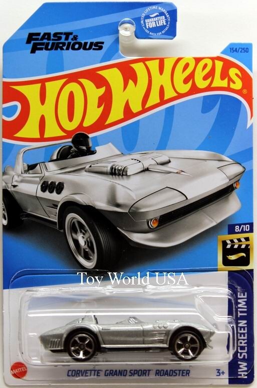 2023 Hot Wheels #154 HW Screen Time Corvette Grand Sport