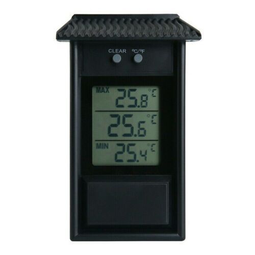 Gartenthermometer Außen Aussen Fensterthermometer Min-Max Wetterfest - Bild 6 von 12