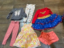 Girls Mixed Clothing Lot of 6 Size 4T Including Wonderful Women Costume