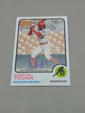 EZEQUIEL TOVAR 2022 TOPPS HERITAGE MINOR LEAGUE ON-CARD AUTO #ROA-ET ROCKIES 
