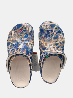 CROCS Classic Hyper Real Clog 208343-928 MULTI/WHITE Men's 5 Women's 7 EUR 37-38