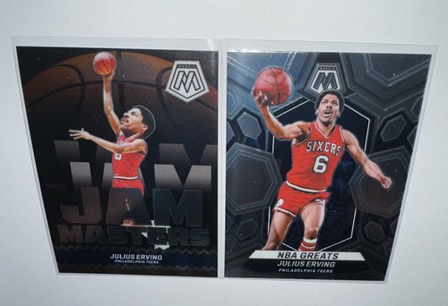 Julius Erving 2023-24 Panini Mosaic Jam Masters & NBA Grandi - Foto 2 di 5