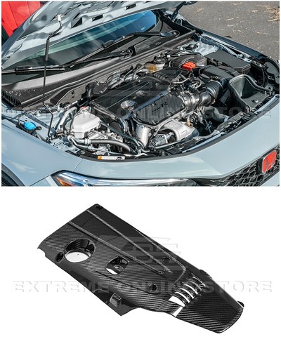For 17-Up Honda Civic FK8 FL5 Type-R JDM Factory CARBON FIBER Engine Valve Cover - Picture 1 of 24