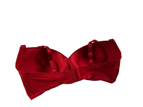 Reggiseno da donna rosso Pure Beauty Rene Rofe taglia 42D pizzo leggermente imbottito senza fili - Foto 3 di 5