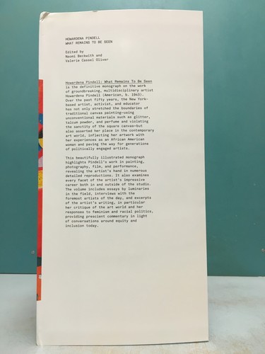 Howardena Pindell: What Remains to Be Seen 1st/1st HC/DJ 2018 - Picture 4 of 24