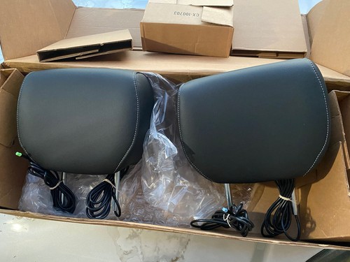 NIB 2019 2020 Honda Accord Sport Audiovox Advent Headrest Bun Kit Black 8” Dvd - Picture 2 of 4